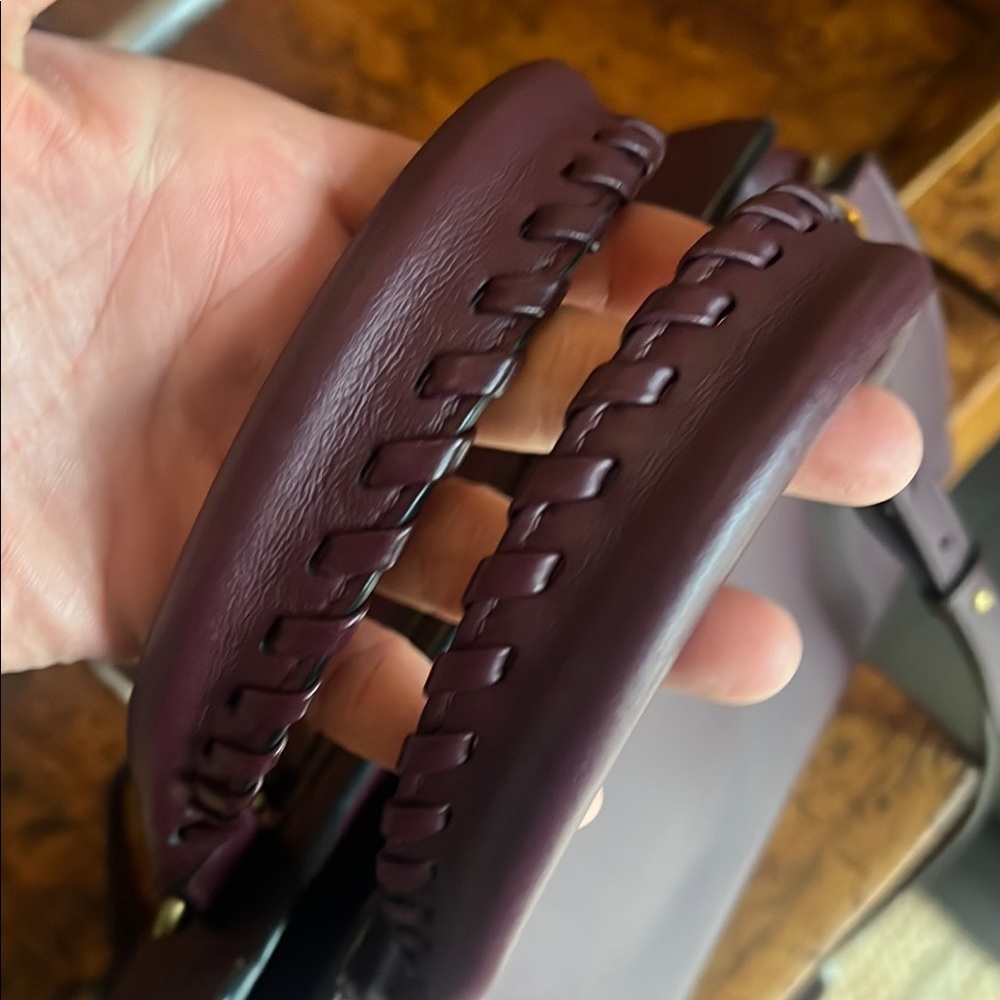 Balenciaga Burgundy Leather Handbag - Picture 6 of 6